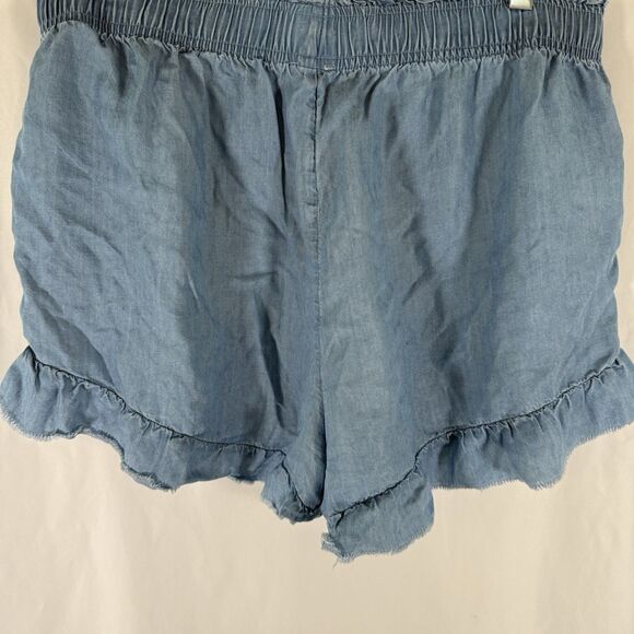 Aerie Shorts Women's Large Blue Lyocell Ligthweight 2" Inseam No Pockets - Picture 10 of 10